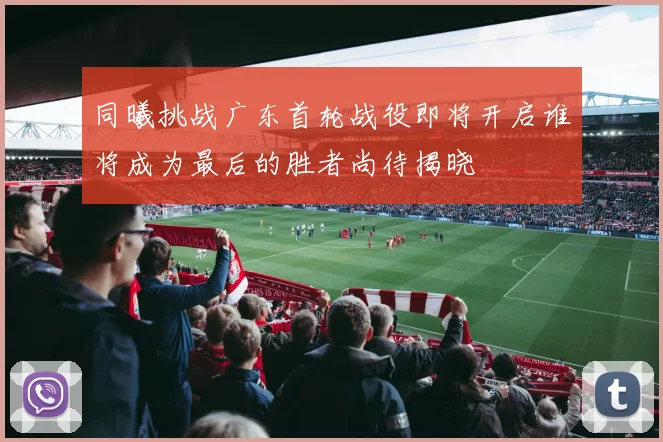 同曦挑战广东首轮战役即将开启谁将成为最后的胜者尚待揭晓
